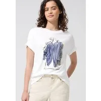 STREET ONE STUDIO T-Shirt mit Rundhalsausschnitt