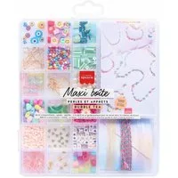 La Petite Epicerie Kreativset Perlenbox Schmuckbastelset mit Zubehör, DIY Set kreativ
