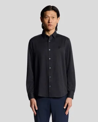 Zweifarbiges Jacquard-Hemd