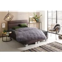 OTTO home Gewichtsdecke Jayden, Bettdecke 135x200 cm, Füllung: Polyesterfaser & Glasperlen, Bezug: 100% Baumwolle, Bettdecken, Sommer, Winter, Decke fördert ruhigen Schlaf