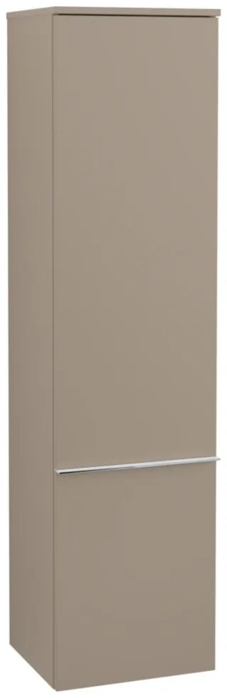 Villeroy & Boch Hochschrank Venticello 404x1546x372mm 1 Tür Anschlag (Scharnier) rechts Taupe A95111VM