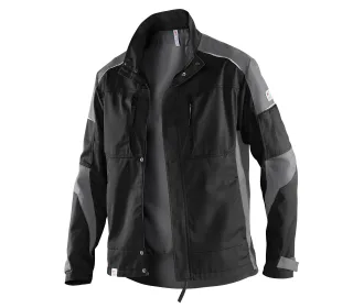 KÜBLER ACTIVIQ Jacke schwarz/anthrazit 4XL - 1250 5365-9997-4XL