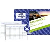 Avery Zweckform Formularblock 1221 1221 Fahrtenbuch Recycling - A6 quer für PKW 64 Seiten für 310 Fa