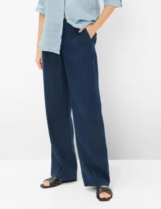 Brax Damen Palazzohose Style MAINE NAVY, dunkelblau, Gr. 36