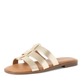 Tamaris - Da.-Pantolette light gold metallic - Gr. - 36