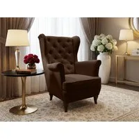 Beautysofa Ohrensessel Sessel FALCO Chesterfield Wohnzimmersessel Fernsehsessel