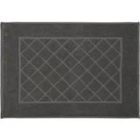 Kleine Wolke Badematte Bridge, Badvorleger, Badezimmer Teppich, Höhe 70 mm, beidseitig nutzbar, fußbodenheizungsgeeignet, Baumwolle, rechteckig, Badteppich, Frottier-Qualität, Uni Farben, Karo Muster