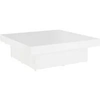 vidaXL Ablagetisch, Couchtisch Weiß 90x90x28 cm Holzwerkstoff