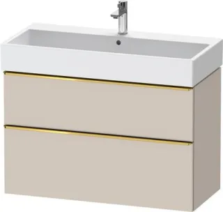 Duravit D-Neo Waschtischunterbau wandhängend Taupe Matt 984x442x625 mm - DE4374034910000 DE4374034910000