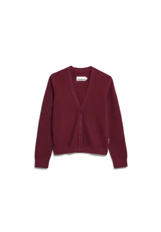 Armedangels - MENAAL LINKS LINKS CARDIGAN velvet red - Gr. - M