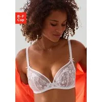 LASCANA Bügel-BH mit zarter Blumenstickerei und filigranen Accessoires, sexy Dessous