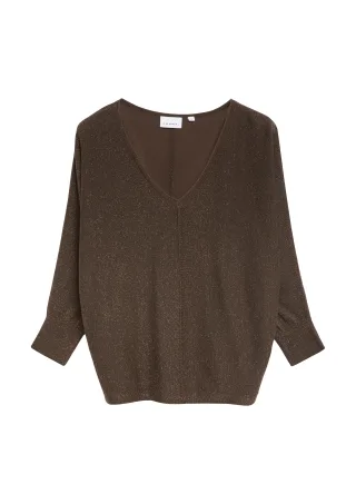 comma - Strickpullover braun - Gr. - S