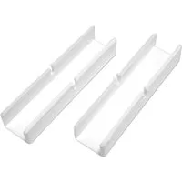 Clever-Kauf-24 Schienensystem Innenlauf Schiene Basic, Universal-läufig, Kunststoff