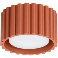 SOLLUX lighting Deckenleuchte Plafond Aura 1 Roter Ocker Gx53, Nicht enthalten