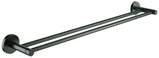 GROHE Doppel-Badetuchhalter Essentials 40802 654mm hard graphite gebürstet, 40802AL1 40802AL1