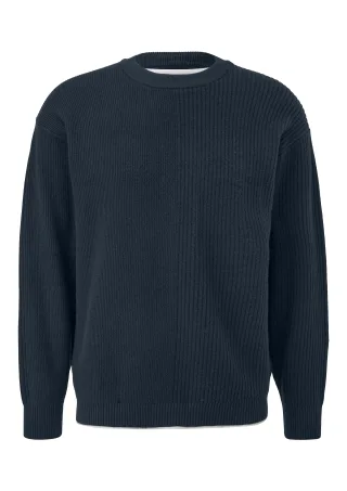 qs - Strickpullover blau - Gr. - M