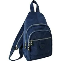 BAG STREET Freizeitrucksack Bag Street Rucksack Crinkle Nylon navy, Damen, Jugend Cityrucksack, Freizeitrucksack Nylon, blau ca. 35cm hoch