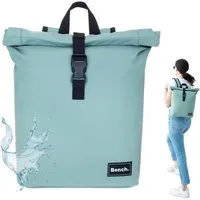 Bench. Freizeitrucksack Rucksack Damen Hydro Compact aus Plane wetterfest Outdoor, kleines Laptop Fach Daypack Büro Freizeit 64222 + Etui