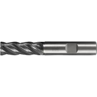 PFERD TOOLS VHM-Fräser Ø6mm, 4 Schneiden, mit Schruppverzahnung, 2xDC, Fase 0,15mm, HB, Universal - 23000350
