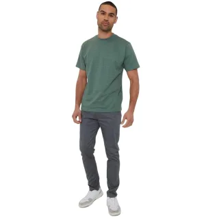 Threadbare - T-Shirt für Herren, Rundhalsausschnitt, Strukturiert, Regulär (Dunkler Wald)