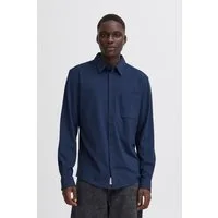 Blend Langarmhemd BHALO JERSEY SHIRT - NOOS aus Baumwollmischung, mit Elasthan, elastische Verarbeitung