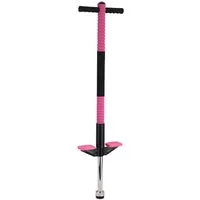 relaxdays Hüpfspielzeug Pogo Stick für Kinder bis 35 kg, Pink