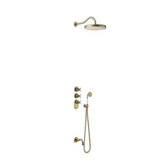 Tres Bausatz 3 Wege Thermostat Unterputz Block System für Wanne und Dusche , 24235301LM 24235301LM