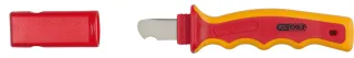 KS Tools Abmantelungsmesser mit Schutzisolierung, 185mm - 117.1305