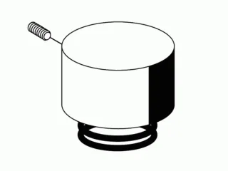 Schell Betätigungshaube SchellOMAT BASIC für WC-Spülarmatur chrom 230430699