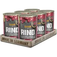 Belcando Rind mit Kartoffeln & Erbsen - hochwertiges Hundefutter in Dosen 6x400g, Nassfutter für: Hunde