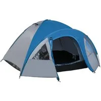 MC Star Kuppelzelt Outdoor Iglu für 4 Personen, 4 Jahreszeiten, wasserdicht, (wasserdicht, mit Moskitonetz, Tragetasche)