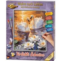 Schipper Malen nach Zahlen Meisterklasse Klassiker - Verliebte Schwäne, Made in Germany