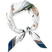 Zaewry Seidentuch Stirnband Quadratischer Haar-Bandanas-Schal für Damen
