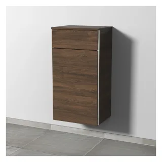 Sanipa 3way Mittelschrank mit 1 Auszug und 1 Wäschekorbklappe, Eiche-Arizona, BR15480 BR15480