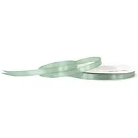 Creativery Satinband, Satinband 6mm x 25m Rolle Eukalyptus