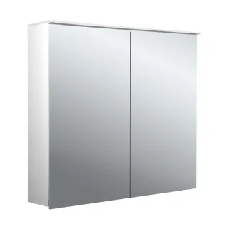 emco Lichtspiegelschrank pure II Lichtsegel, Aufputz, mit Waschtischbeleuchtung, 2 Tür, 800 mm, 9797 979705403