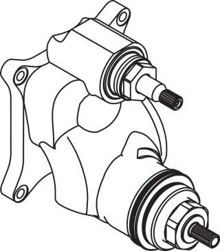 Hansgrohe Funktionsblock kpl. AuV , 92591000 92591000