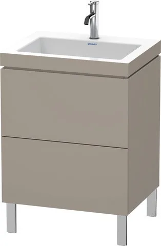 Duravit L-Cube c-bonded Set bodenstehend Basalt Matt 600x480x698 mm - LC6936O4343 LC6936O4343