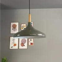 Bamyum Pendelleuchte Bamyum Pendelleuchte I Champion I Ø35 cm Holz-Metall E27 Moderne Lampe, ohne Leuchtmittel