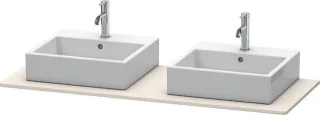Duravit XSquare Konsole Taupe Supermatt 1400x550x16 mm - XS063GB8383 XS063GB8383