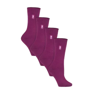 4 Paar Damen Ultra Lite Extra Dünne 1.0 TOG Freizeit-Thermosocken