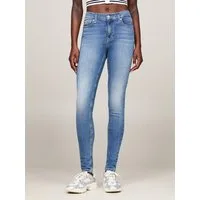 Tommy Jeans Skinny-fit-Jeans NORA MID RISE mit Waschung, Logo-Badge
