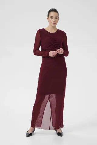 Kleid KAchai Slim fit bordo