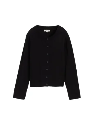 Tom Tailor - Cardigan mit Kaschmir-Anteil deep black - Gr. - L