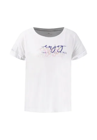 FYNCH-HATTON - SHIRT CHESTPRINT white - Gr. - XXL