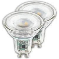 Briloner Leuchten LED-Leuchtmittel Ultraeffizientes GU10 Leuchtmittel EEK A, 2er Set, GU10, GU10, Warmweiß, 4,7W, 850 Lumen, 3000K