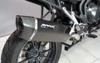 Sport Auspuff Bodis Penta-Tec Black Triumph Tiger 1200 Explorer Bj. 2012-2015 ABE