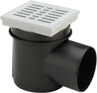 Viega Kellerablauf Kellermeister 4956, in 100mm Kst. schwarz 106003