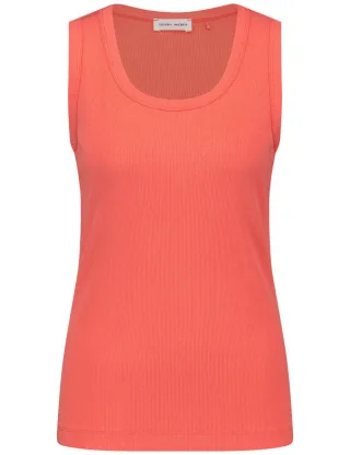 GERRY WEBER Collection - Stretchiges Basic-Top pink/orange - Gr. - 42