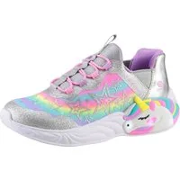 Skechers UNICORN DREAMS LIGHTS Slip-On Sneaker Glitzer,-Blinkschuh zum Schlupfen, Größenschablone zum Download